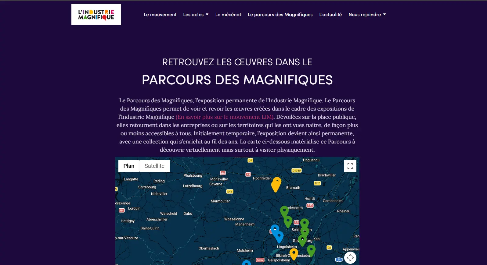 Parcours des magnifiques Industrie Magnifique